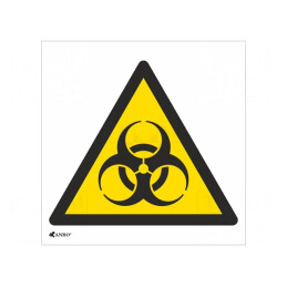 Indicator de avertizare din PVC 200x200mm | Electronic-mag.ro | Componente Electronice