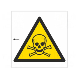 Indicator de protecție avertizare PVC 200mm x 200mm | Electronic-mag.ro | Componente Electronice