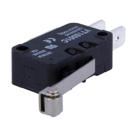 Microîntrerupător cu Manetă și Rolă 14A 250VAC | Electronic-mag.ro | Componente Electronice