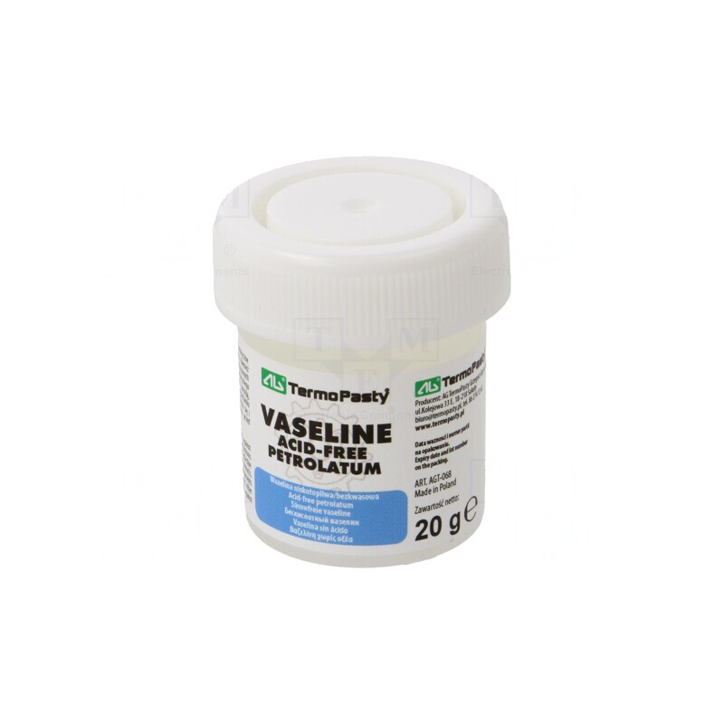 Vaselină Albă Pastă 20g în Recipient Plastic | Electronic-mag.ro | Componente Electronice Vaselină Albă Pastă 20g în Recipient Plastic | Electronic-mag.ro | Componente Electronice