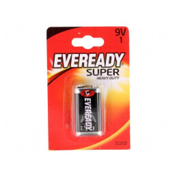 Baterie 9V clorură de zinc nereîncărcabilă 1buc | Electronic-mag.ro | Componente Electronice