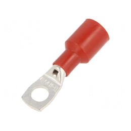 Vârf Inelar Tubular Crimpat M10 Ø 10.5mm pentru Cablu 4AWG 25mm2 | Electronic-mag.ro | Componente Electronice