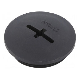Capac de Protecție Negru Poliamidă 8mm IP56 | Electronic-mag.ro | Componente Electronice