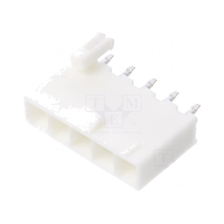 Conector Mini-Fit Jr 4,2mm 5 pini drept 9A THT | Electronic-mag.ro | Componente Electronice