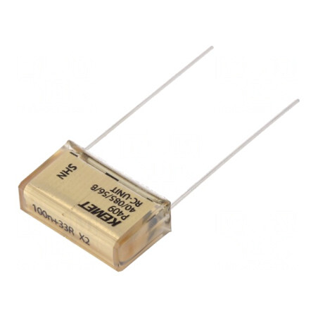 Condensator de Hârtie X2 100nF 275VAC THT | Electronic-mag.ro | Componente Electronice
