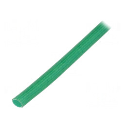 Manşon Electroizolant Fibră de Sticlă Verde 20-155°C | Electronic-mag.ro | Componente Electronice