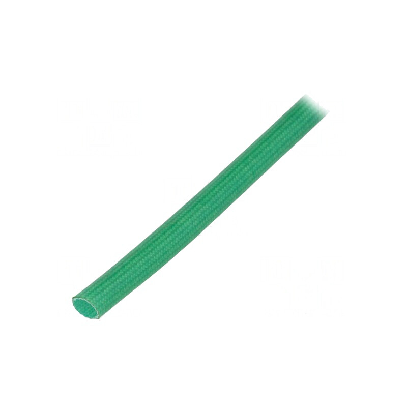 Manşon Electroizolant Fibră de Sticlă Verde 20-155°C | Electronic-mag.ro | Componente Electronice