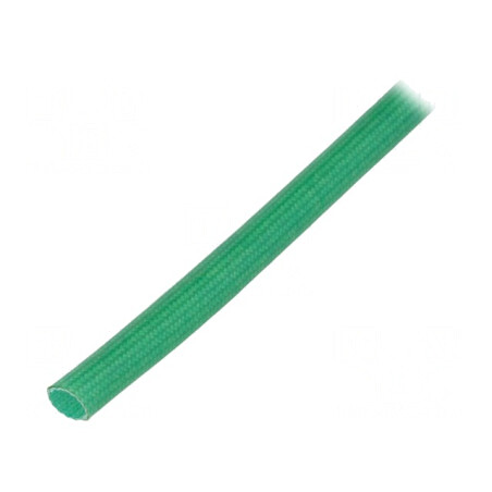 Manşon Electroizolant Fibră de Sticlă Verde 20-155°C | Electronic-mag.ro | Componente Electronice