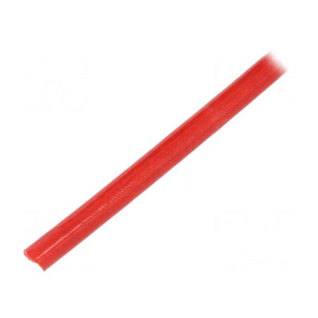 Manşon Izolant Fibră de Sticlă Roşie 20-155°C | Electronic-mag.ro | Componente Electronice