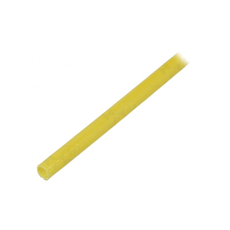 Manșon Electroizolant Fibră de Sticlă Galbenă 20-155°C | Electronic-mag.ro | Componente Electronice