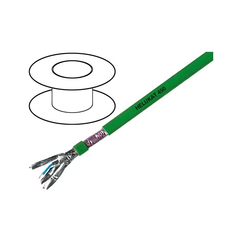 Cablu S/FTP 4x2x24AWG FRNC Verde | Electronic-mag.ro | Componente Electronice Cablu S/FTP 4x2x24AWG FRNC Verde | Electronic-mag.ro | Componente Electronice