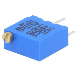 Potențiometru Multitură 100Ω 500mW THT ±10% | Electronic-mag.ro | Componente Electronice
