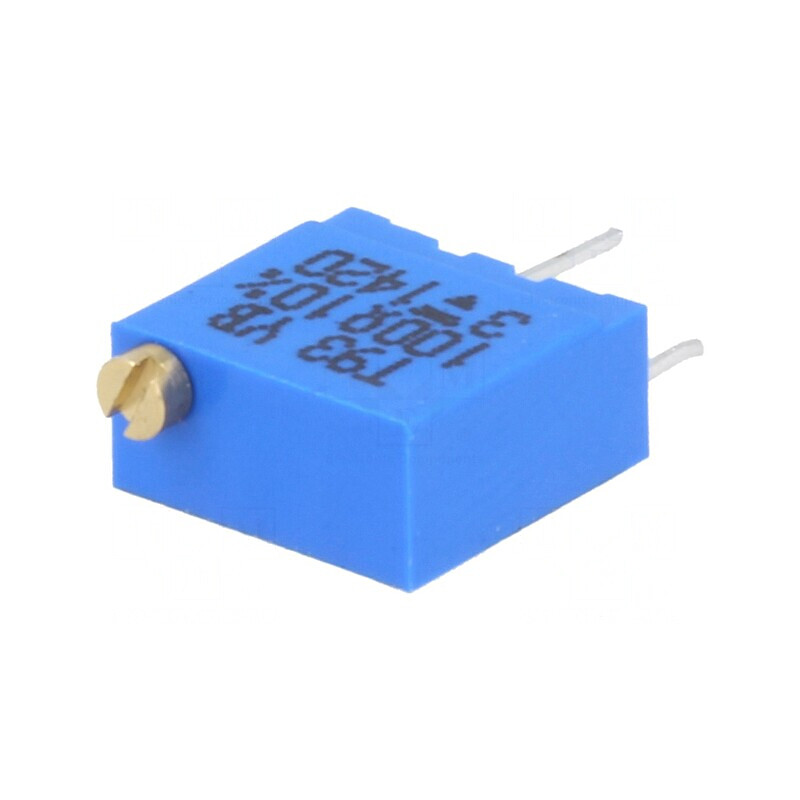 Potențiometru Multitură 100Ω 500mW THT ±10% | Electronic-mag.ro | Componente Electronice