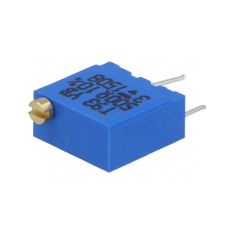 Potentiometru Multiturn 500Ω 500mW THT ±10% | Electronic-mag.ro | Componente Electronice