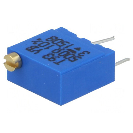 Potentiometru Multiturn 500Ω 500mW THT ±10% | Electronic-mag.ro | Componente Electronice