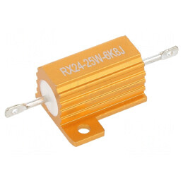 Rezistor Bobinat cu Radiator 6,8kΩ 25W | Electronic-mag.ro | Componente Electronice