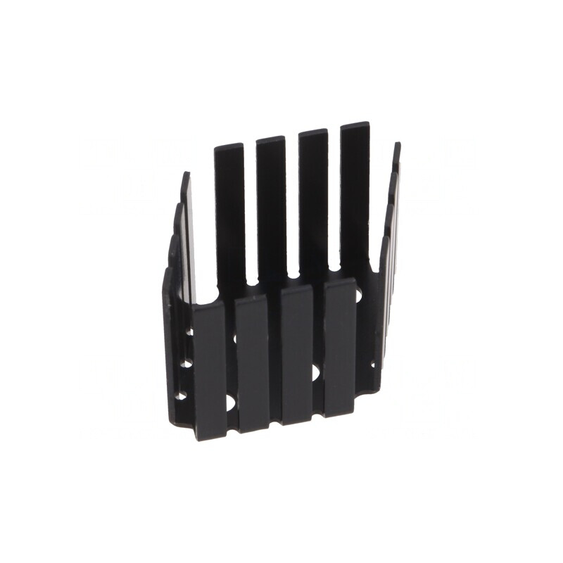 Radiator Extrudat Negru TO3 63.7mm x 47.4mm x 42.3mm | Electronic-mag.ro | Componente Electronice