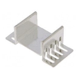 Radiator Extrudat Argintiu 12,7mm x 26,2mm Cupru | Electronic-mag.ro | Componente Electronice