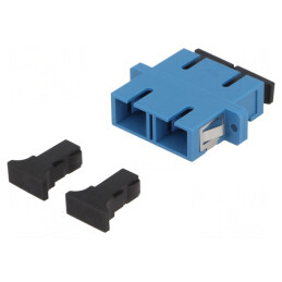 Conector Fibră Optică Duplex Monomod Mamă | Electronic-mag.ro | Componente Electronice