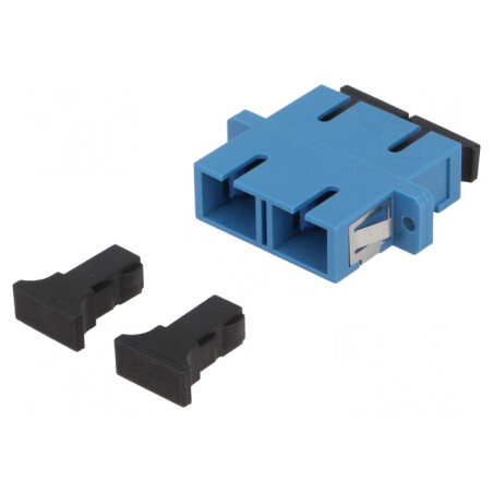 Conector Fibră Optică Duplex Monomod Mamă | Electronic-mag.ro | Componente Electronice