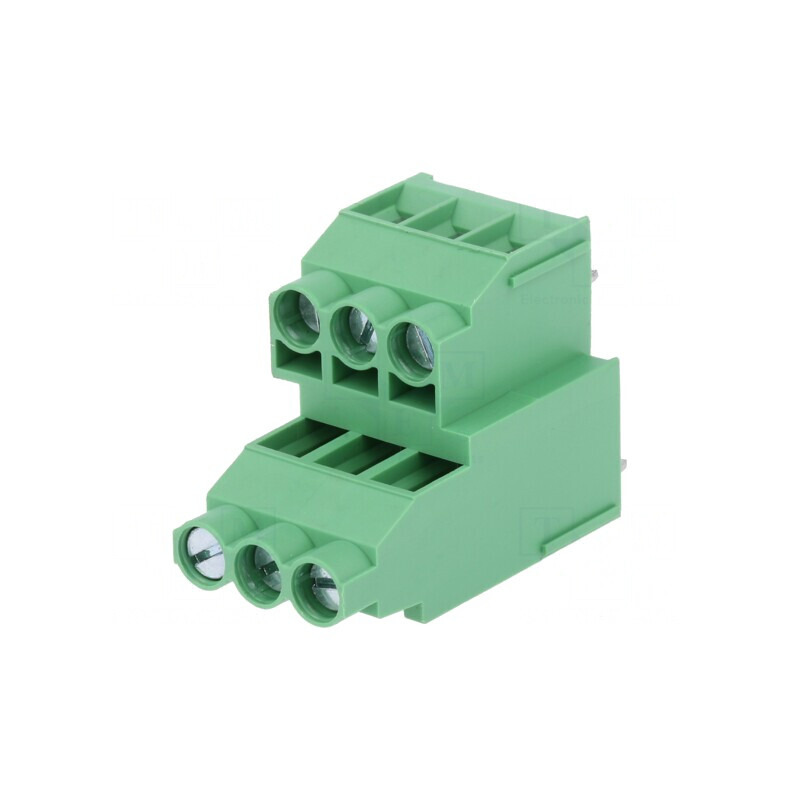 Regletă Conexiuni PCB 90° 6 Piste 6,35mm | Electronic-mag.ro | Componente Electronice