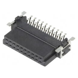 Conector PCB Mamă 20 PIN 1.27mm Termoplast
