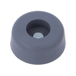 Picioruş cu înşurubare gri 11,1mm Ø27mm Ø5,1mm | Electronic-mag.ro | Componente Electronice