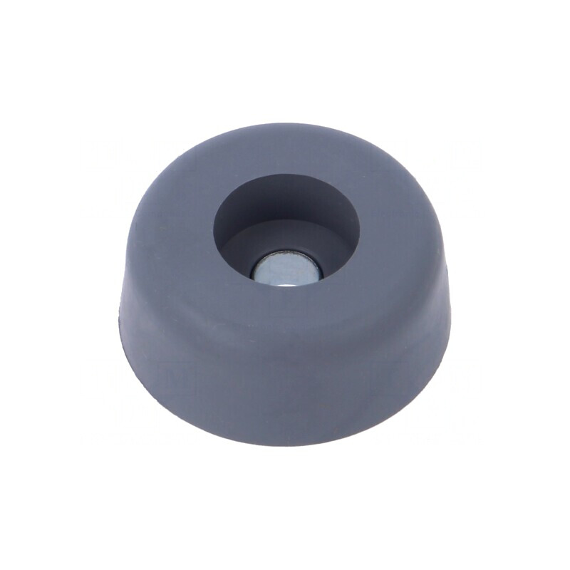 Picioruş cu înşurubare gri 11,1mm Ø27mm Ø5,1mm | Electronic-mag.ro | Componente Electronice