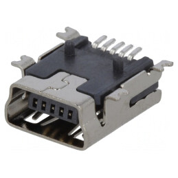Soclu USB B mini pentru PCB SMT 5 pini USB 2.0