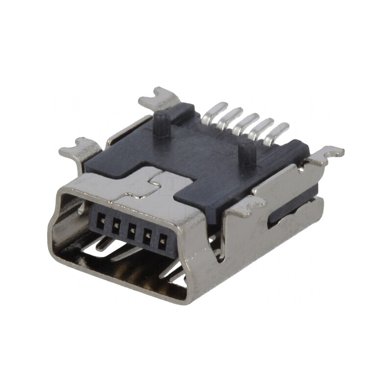 Soclu USB B mini pentru PCB SMT 5 pini USB 2.0 | Electronic-mag.ro | Componente Electronice Soclu USB B mini pentru PCB SMT 5 pini USB 2.0 | Electronic-mag.ro | Componente Electronice
