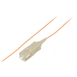 Cablul fibră optică OM2 SC/UPC 3m portocaliu LSZH