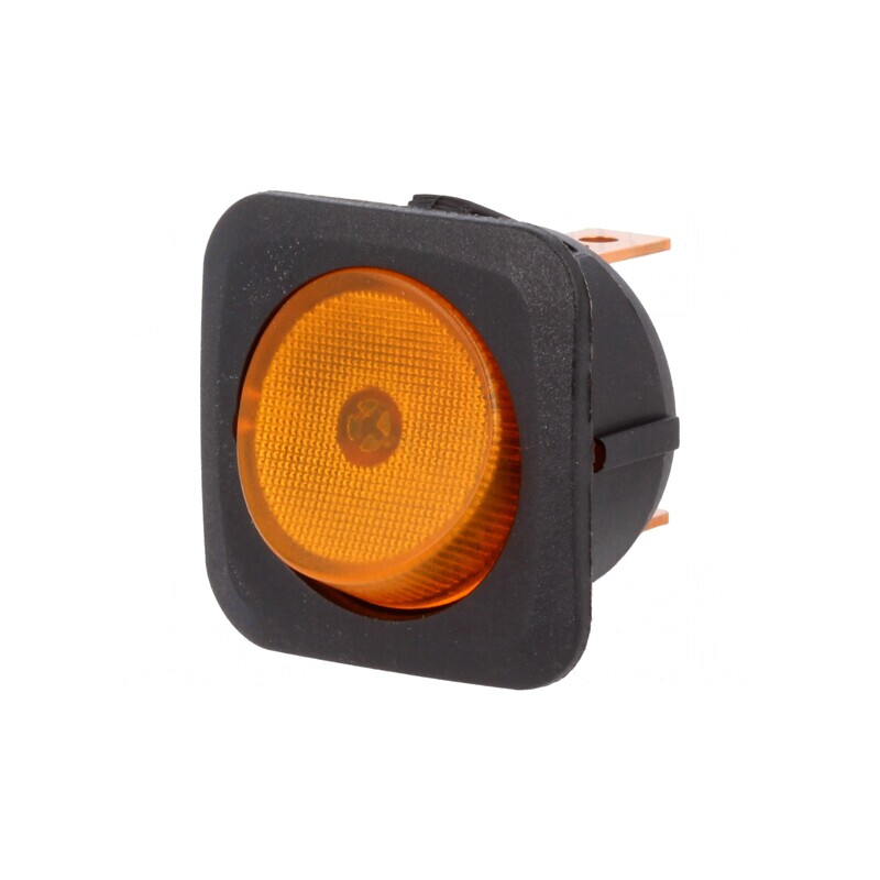 Întrerupător ON-OFF 25A 12V cu Lumină Galbenă | Electronic-mag.ro | Componente Electronice