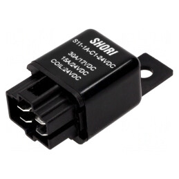 Releu Electromagnetic SPST-NO 24VDC 30A | Electronic-mag.ro | Componente Electronice