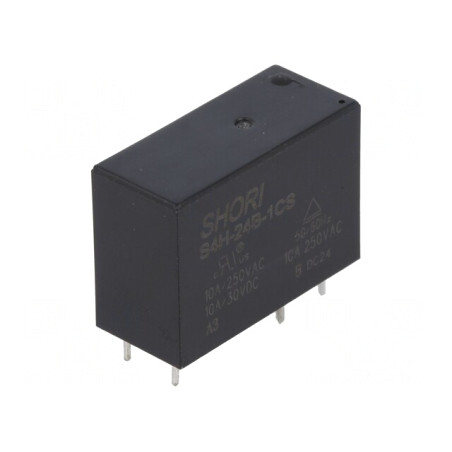 Releu Electromagnetic SPDT 24VDC 10A | Electronic-mag.ro | Componente Electronice