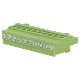 Regletă de Conexiuni Deconectabilă 5mm 10 Piste 90° | Electronic-mag.ro | Componente Electronice