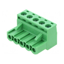 Regletă Conexiuni Deconectabilă 5 Piste 5,08mm Dreaptă | Electronic-mag.ro | Componente Electronice