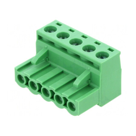 Regletă Conexiuni Deconectabilă 5 Piste 5,08mm Dreaptă | Electronic-mag.ro | Componente Electronice