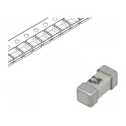 Siguranţă: siguranţă; întârziere; 5A; 125VAC; 125V; 125VDC; SMD