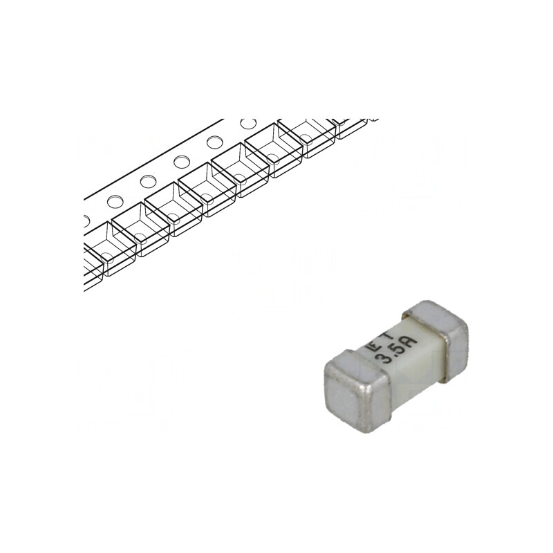 Siguranță Întârziere 3.5A 125V SMD | Electronic-mag.ro | Componente Electronice