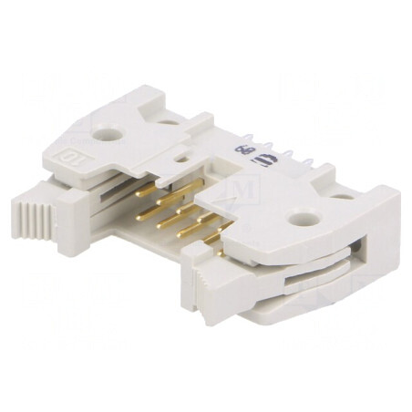Soclu IDC Tată 6 PIN cu Ejector 2.54mm THT | Electronic-mag.ro | Componente Electronice
