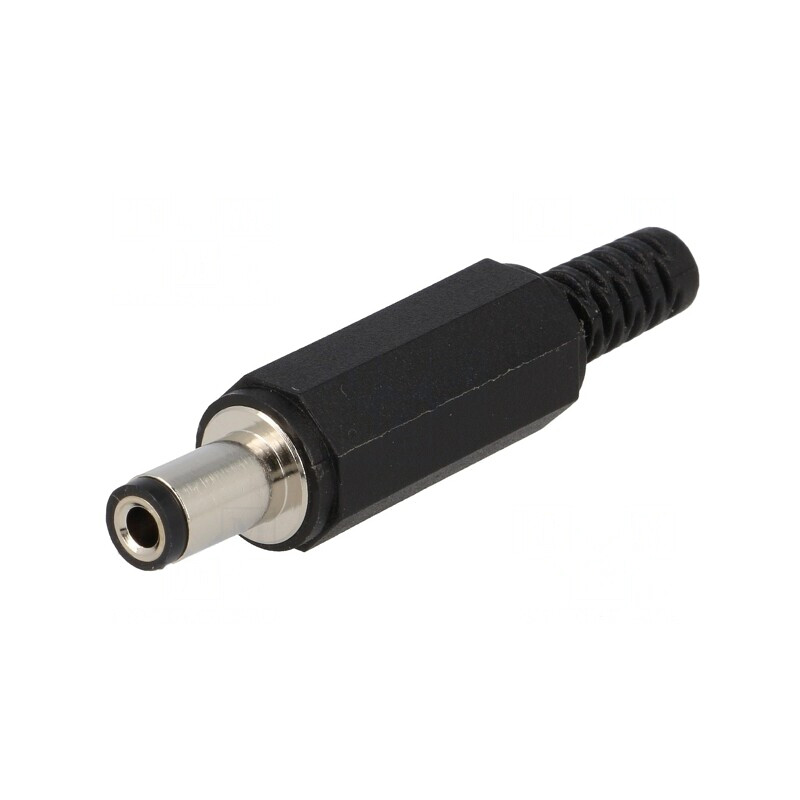 Mufă alimentare DC 5,5/2,5mm cu manşon pe cablu | Electronic-mag.ro | Componente Electronice