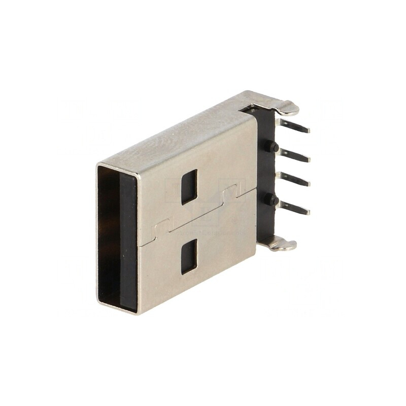 Mufă USB A PCB THT 90° USB 2.0 | Electronic-mag.ro | Componente Electronice