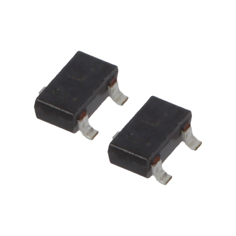 Tranzistor PNP Bipolar 50V 0.1A 0.2W SOT23 R1 10kΩ