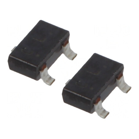 Tranzistor PNP Bipolar 50V 0.1A 0.2W SOT23 R1 10kΩ | Electronic-mag.ro | Componente Electronice