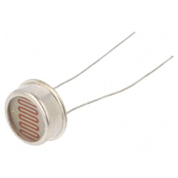 Fotorezistor 250mW 4-10kΩ 560nm THT 250VDC 12mm | Electronic-mag.ro | Componente Electronice