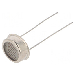 Fotorezistor THT 8-20kΩ 12mm 250VDC