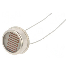 Fotorezistor 250mW 45-150kΩ THT 12mm | Electronic-mag.ro | Componente Electronice