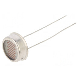 Fotorezistor THT 250mW 140-300kΩ 560nm 12mm | Electronic-mag.ro | Componente Electronice