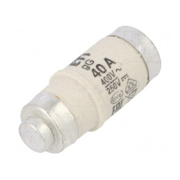 Siguranță Ceramică gG 40A 400VAC 250VDC D02 D0 | Electronic-mag.ro | Componente Electronice