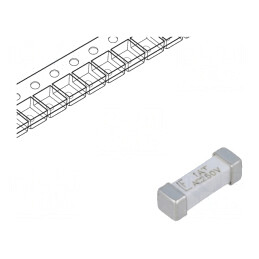 Siguranţă: siguranţă; întârziere; 1A; 250VAC; 250V; 125VDC; SMD